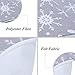 S-DEAL 48 Inches Christmas Tree Skirt Double Layers Grey and White Snow Carpet for Party Holiday Decorations Xmas Ornaments