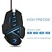 SZMDLX Gaming Mouse Wired (4800 DPI) (Programmable) (Breathing Light) (Weight Tuning Set) Ergonomic Game USB Computer Mice Gamer Desktop Laptop PC Gaming Mouse with 7 Buttons, Blackthumb 2