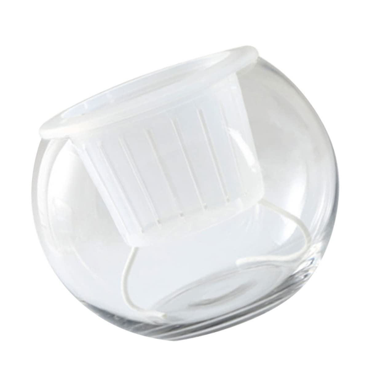 GANAZONO Clear Container Fish Aquarium Decoration Clear Vase Self Watering Flower Hydroponic Flower Pot Self Watering Plant Pot Watering Planter Basket Water Absorption Flowerpot Flower Bed