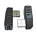 SinLoon USB 3.0 Adapter 90 Degree, Super Speed USB 3.0 Vertical Left Angle and Right Angle Adapter USB 3.0 Male to Female 90 Degrees dapter Coupler Connector 2-Pack (Black)