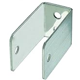 Harris Hardware 11929 Extra Long U Bracket Stamped Stainless Steel 1-Inch Panel Thickness