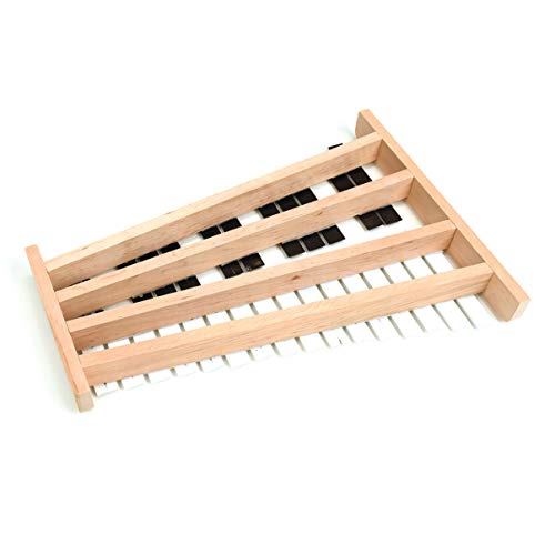 Professional Wooden Alto Full Size Glockenspiel Xylophone with 27 Metal Keys for Adults & Kids
