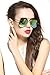 Women's Oversized Polarized Sunglasses Mirrored Wayfarer Sunglasses For Women