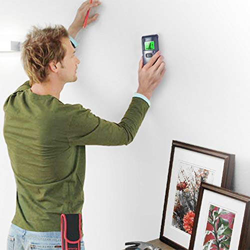 Stud Finder Wall Scanner - 4 in 1 Electric Multi Function Wall Detector Finders with Digital LCD Display, Center Finding Stud Sensor & Sound Warning for Studs/Wood/Metal/Live AC Wires