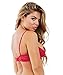 Dreamgirl Women's Lace Open Cup Underwire Shelf Bra, Red, 38