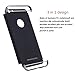 iPhone 6 Plus Case, MINIMALISM(TM) [3 in 1 Multicolor Series] Ultra Thin and Slim Design Coated Non Slip Surface with Excellent Grip Case Fit for iPhone 6 Plus and iPhone 6s Plus (5.5'') - Black
