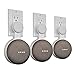 Mount Genie Affordable Essentials Google Home Mini Outlet Wall Mount Hanger Stand | A Low-Cost Space-Saving Solution (White, 3-Pack)