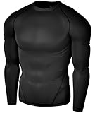 Tesla Men's Thermal & Cool Compression Under Base Layer Gear Wear Long Sleeve -R