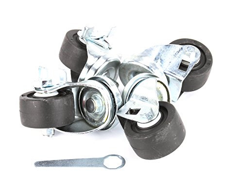 Beverage-Air 00C31-041A Casters for Compatible Beverage-Air Refrigerators, Freezers, Food Preparation Tables, and Beer Dispensers, 3" Dia. (Set of 4)