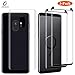 JOLOJO Galaxy S9 Plus Screen Protector Front and back [3 Pack] 9H Hardness Front Tempered Glass with Soft Back [Case Friendly][HD Clear][Anti-Scratch] for Samsung Galaxy S9 Plus 6.2 inch-Black