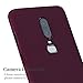 X-level OnePlus 6 Case, [Knight Series] Slim Fit Phone Shell Hard Plastic Anti-Scratch Back Cover Case for OnePlus 6 - WineRed