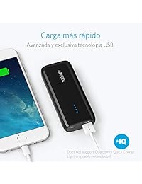 [Actualizado a 6700mAh] Anker Astro E1 Candy-Bar Tamaño Ultra Compacto Cargador portátil, batería externa Power Bank, con tecnología PowerIQ de carga de alta velocidad