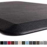 GORILLA GRIP Original Premium Anti-Fatigue Comfort Mat, Phthalate Free, Ships Flat, Ergonomically Engineered, Extra Support and Thick, Kitchen and Office Standing Desk, 39x20, Black