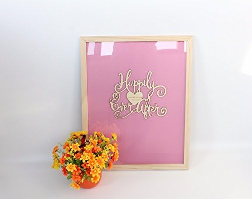 Pink 3D Happy Ever After Wedding Guest Book Alternative Heart Drop Box Personalized Bridal Shower Guest Book Wedding Gifts 30x35cm with 120 hearts