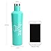 DoDo OUTDOOR Water Bottle | Stainless Steel | Vacuum Insulated | For Men/Women |Flask Bottle |Leak-proof Double Walled Cola Shape | Narrow Mouth| BPA Free | Multi-Color | 17oz