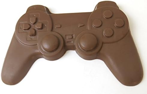 Chocolate Valentine molded video game controller shape, solid Milk chocolate for boys and big boys