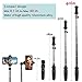 Udoo 3 in 1 40 inch Aluminum Alloy Bluetooth Extendable Wireless Remote and Tripod Stand Selfie Stick for iPhone Xs MAX/XR/X/iPhone 8/8 Plus/iPhone 7/7 Plus/Galaxy Note 8/S9/S9 Plus/S8/gopro Cameras