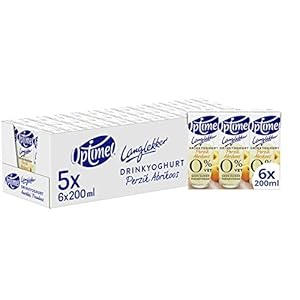 Optimel Langlekker Drinkyoghurt Perzik Abrikoos 5 x 6 x 200 ML