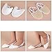 Half Toe Dance Shoe Sole Sock Flat Slipper for Ballet Dancer Daily Class Practice and Rhythmic Gymnastic