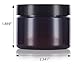 Amber PET Plastic (BPA Free) Refillable Low Profile Jar - 3 oz (12 pack) + Spatulas and Labels