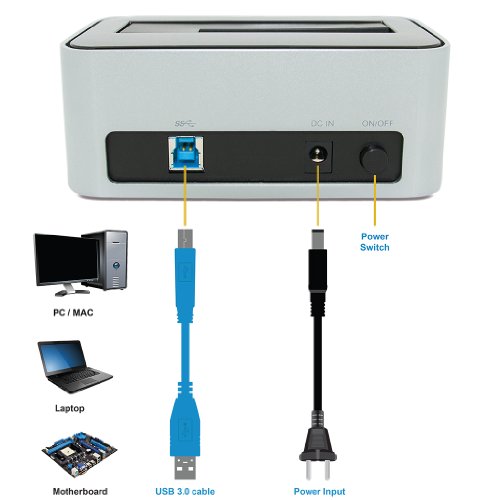 Ineo I-NA320UPLUS USB 3.0 to SATA III Hard Drive Docking 