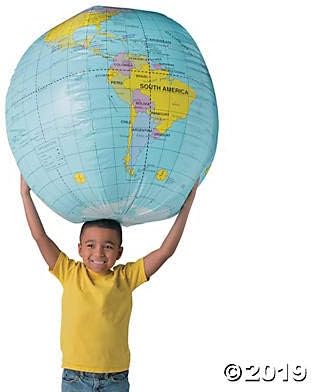 globe beach ball target