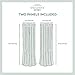 TOWN & COUNTRY EVERYDAY Ironwork Geo Trellis Sateen Indoor Curtains, Room Darkening Blackout, Grommet Top, Energy Efficient, 2-Pack Set, 52