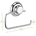 MaxHold MaxHold No-Drilling/Suction Cup Toilet Paper Roll Holder - Vaccum System - Stainless Steel Never Rust - for Bathroom & Kitchen Storage