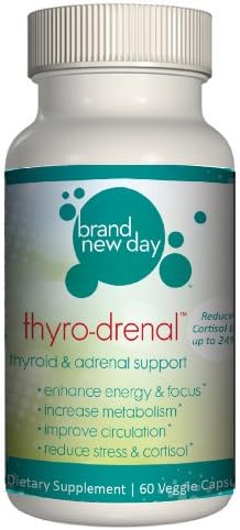 Thyro-Drenal-60 Capsules-Thyroid And Adrenal Support, Optimize Adrenal, Boost Thyroid Support, Enhance Energy, Faster Metabolism, Reduce Stress, Ashwagandha