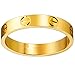 Teresa Luxury Shine Celebrity Love Gold-Plated Band Ring for Women