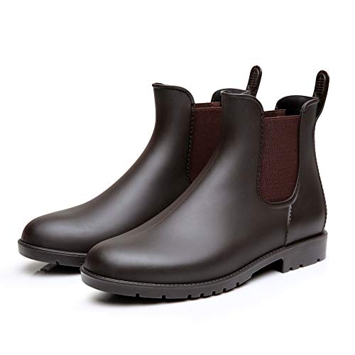 asgard women's ankle rain boots waterproof chelsea boots