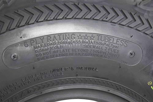 Kenda Bear Claw EX 25x8-12 Front 25x11-10 Rear ATV 6 PLY Tires Bearclaw - 4 Pack Set