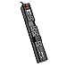 Tripp Lite 6 Rotatable Outlet Surge Protector Power Strip, 8ft Cord, Two USB, Black, $50,000 INSURANCE (TLP608RUSBB)