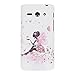 kwmobile Luxury rhinestone case for Huawei Ascend Y530 Design fairy girl multicolor dark pink white