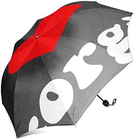 Honxjsnz Folding Umbrella Windproof Sturdy and Portable，37.4 inch x 11.42 inch