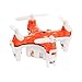 Mini Drone for Kids, Dayan Anser CX-STARS Tiny Kids Drone 4CH 6 Axis Gyro RC UFO Quadcopter, World's Smallest Helicopter for Trainning With LED Lights USB Charger and 4 PCS Propellers (Orange)
