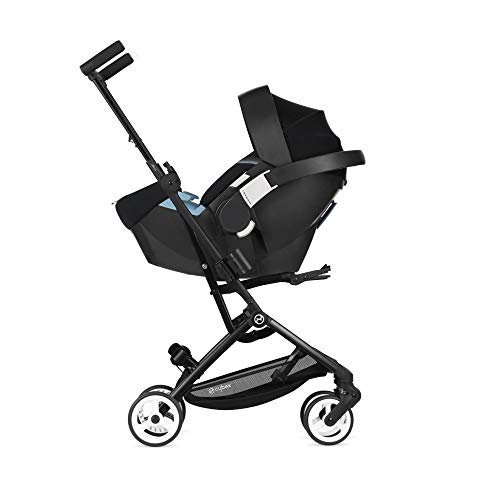 Cybex Fold Libelle Stroller UltraLightweight Small Hand Luggage Compliant Compact Stroller Fits Car Seats Sold Separately Infants 6 Months+, Deep Black