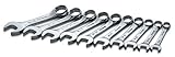 SK 86240 SuperKrome 10 Piece 12 Point 10-Millimeter to 19-Millimeter Short Combination Wrench Set