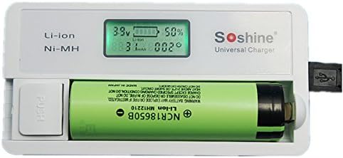 GYHC Rechargeable Battery Charger for LCD Li-ion/NiMH/Battery Charger 14500 Battery Charger 18350 Battery Charger 18650 18500 16340 14500 10440 26650 CR2 CR123 AA AAA C Battery Charger
