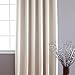Best Home Fashion Wide Width Thermal Insulated Blackout Curtain - Antique Bronze Grommet Top - Beige - 100
