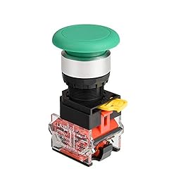 APIELE 22mm Momentary Mushroom Head Push Button