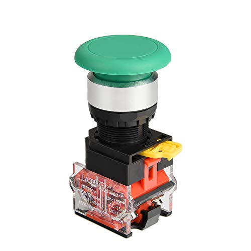 APIELE 22mm Momentary Mushroom Head Push Button