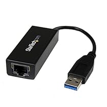 StarTech USB 3.0 to Gigabit Ethernet NIC Network Adapter - USB to RJ45 for 10/100/1000 Network