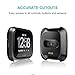 Tensea Compatible with Fitbit Versa Screen Protector Case, 2 Packs Soft TPU Bumper Full Around Cover Protector for Fitbit Versa (Black + Clear)