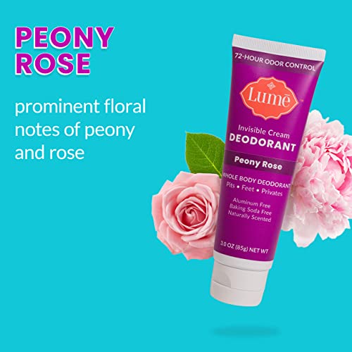 Lume Deodorant Cream Tube Underarms and Private Parts Aluminum Free