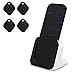 Wireless Key Finder Wallet Locator – Luxsure Mini Item Tracker Cell Phone Luggage Bags Purse Pet Remote Control Anti-Lost Tag w/Base Support, 1 RF Transmitter & 4 Receivers (Black KF4)