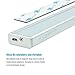 Veepeak Rechargeable 14-LED Motion Sensor Light Closet Light for Cabinet, Pantry, Counter, Bathroom, etc. - Wireless Motion Activated Auto On/Off, Stick On Design and 4 Mode On/Off Switch