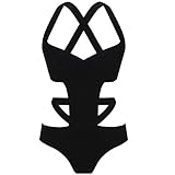 Meilun Womens Summer Beachwear Bandage Swimsuit One Piece Bikini