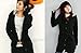 Halife Women's Hooded Knitted Sweater Belted Open Front Cardigan Sweater