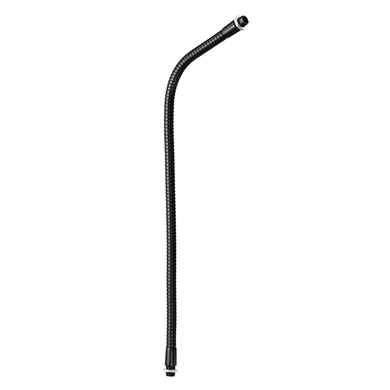 PATIKIL 15.7" Universal Gooseneck Hose, M10 Fine Thread Metal Bendable Hose Flexible Arm Gooseneck Tube Extension for Multifunction DIY, Black — image 1